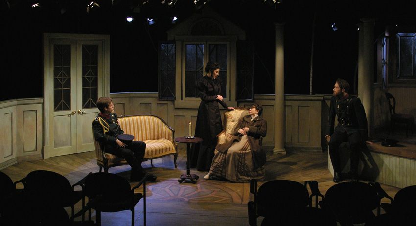 Unstimulating life by candlelight-Theatre Fairfleld's THREE SISTERS 