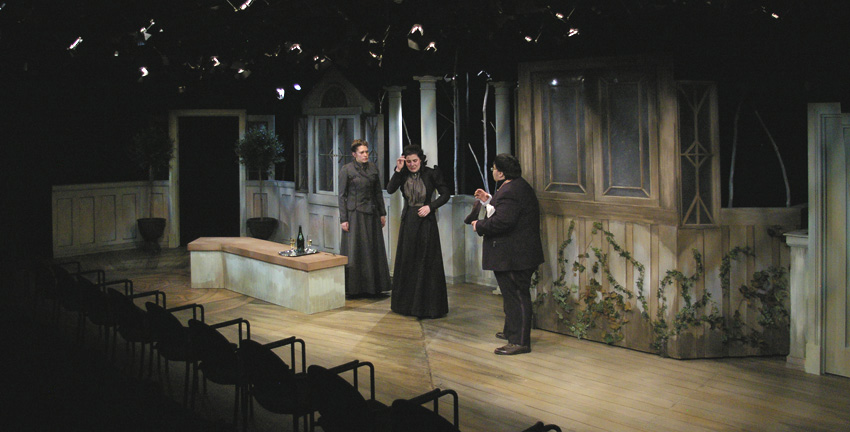 Vershinin has left-Theatre Fairfleld's THREE SISTERS 