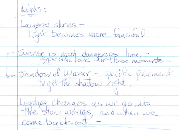 notes about layered stories and Shahryar room look for Theatre Fairfield's ARABIAN NIGHTS