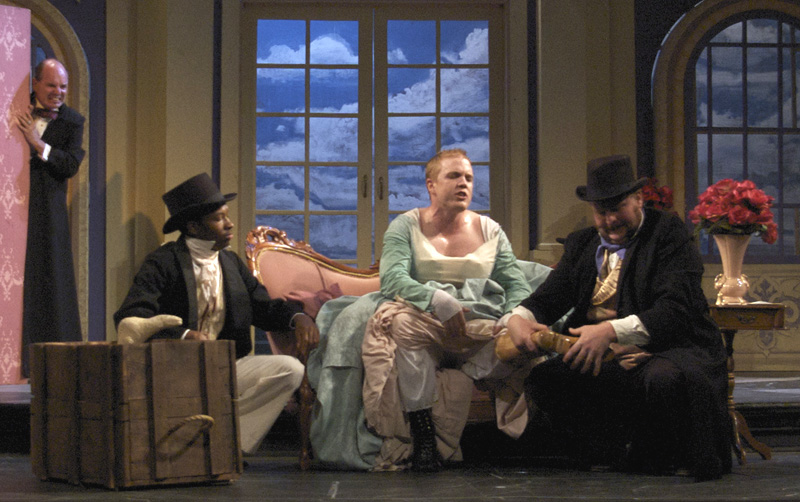 The Widow's many interchangeable parts-IS HE DEAD at Theater at Monmouth  