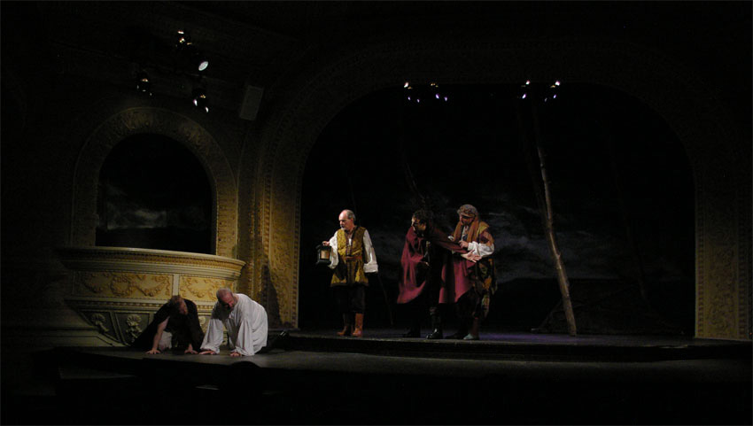 Gloucester: I do beseech your grace...-KING LEAR-Theater at Monmouth