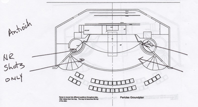 set ground plan with angle sketch for Antioch