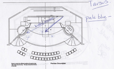 set ground plan with angle sketch for Tarsus