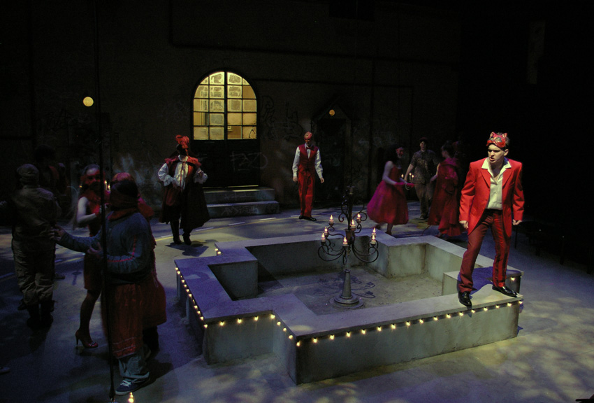 Tybalt recognizes Romeo and vows to uphold the family honor